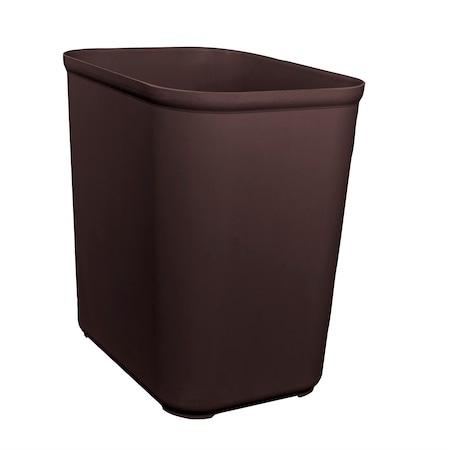 28 Qt Trash Can, Walnut